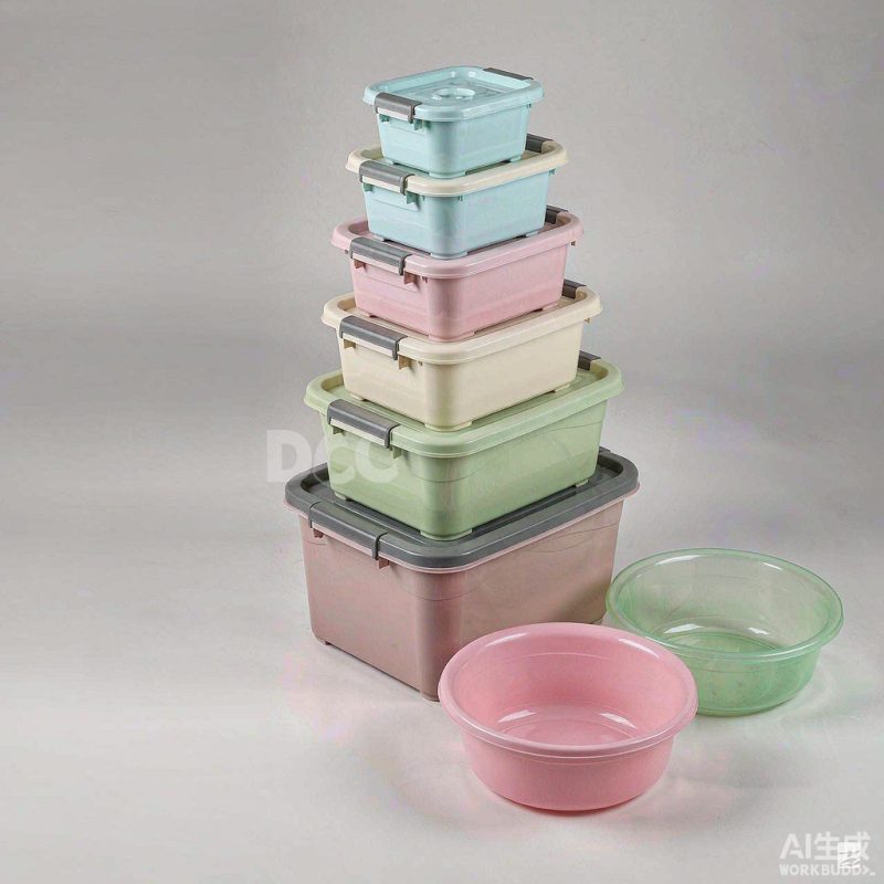 塑料收纳箱与盆桶系列